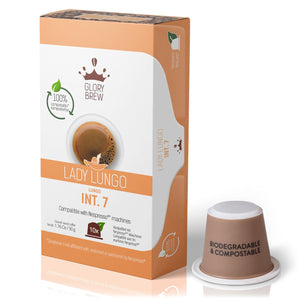 გლორიბრუ ლეიდი ლუნგო - ბიოდეგრადირებადი კაფსულები