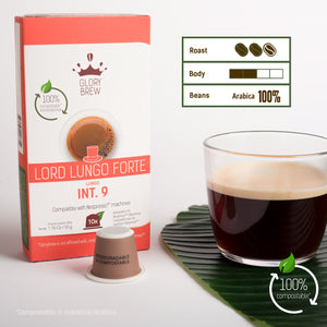 გლორიბრუ ლორდ ლუნგო - ბიოდეგრადირებადი კაფსულები