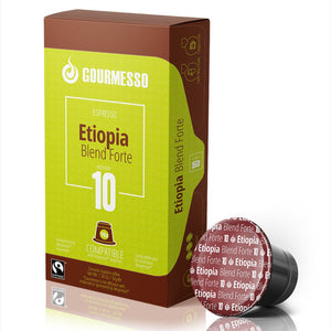 Gourmesso Etiopia Blend Forte - Fairtrade - 10 Pods-Gourmesso