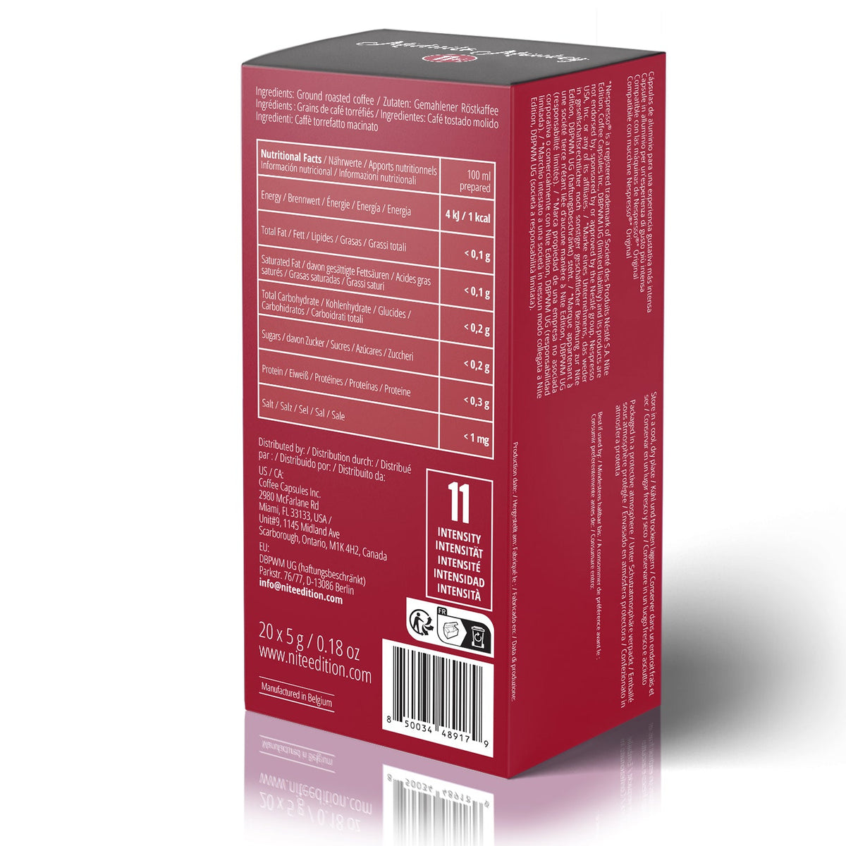 მიდნაით მანქი - 20 ალუმინის კაფსულა