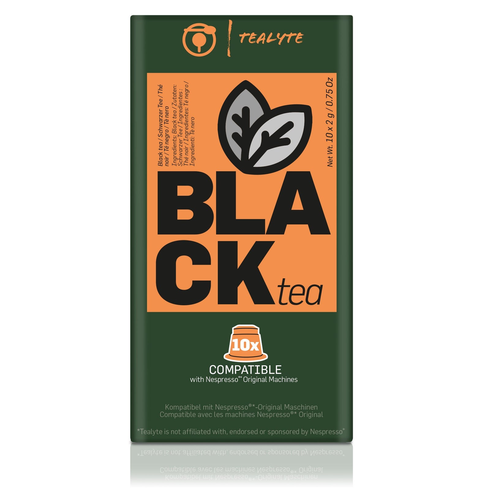 თილაითი - შავი ჩაი - 10 კაფსულა