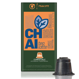Tealyte Chai Tea Latte - 10 Pods (Contains Dairy)