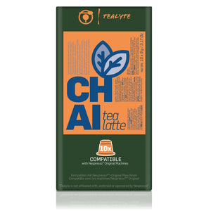 Tealyte Chai Tea Latte - 10 Pods (Contains Dairy)