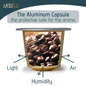 Artuzzi Roma - Espresso - 20 Aluminum Pods