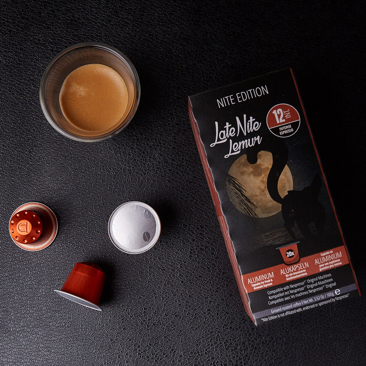 ლეით ნაით ლემურ - 20 ალუმინის კაფსულა