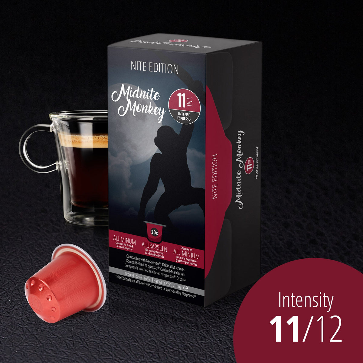 მიდნაით მანქი - 20 ალუმინის კაფსულა