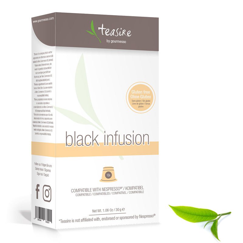 Gourmesso Black Infusion - 100% Black Tea - 10 Pods-Gourmesso