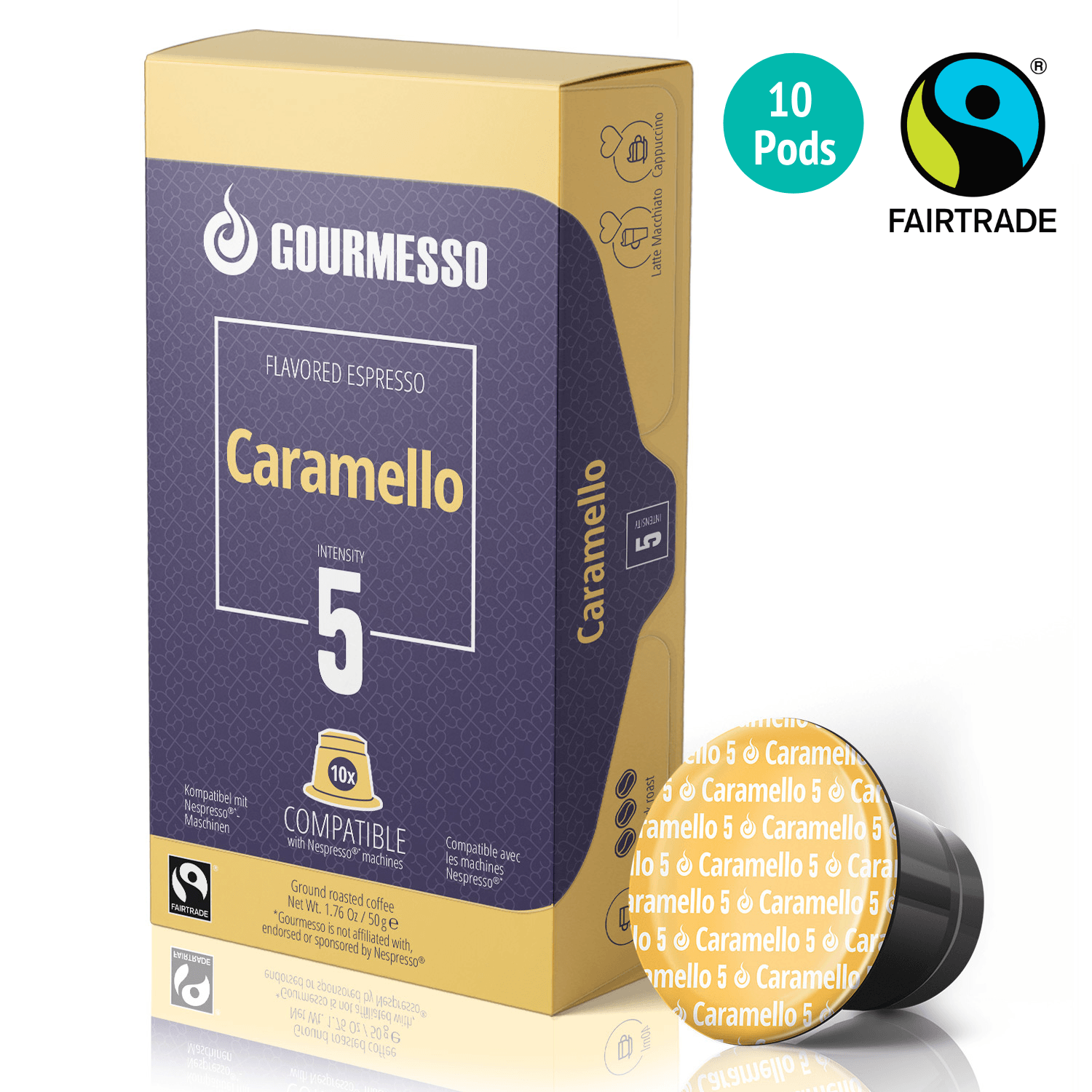 Gourmesso Caramel - Fairtrade - 10 Pods-Gourmesso