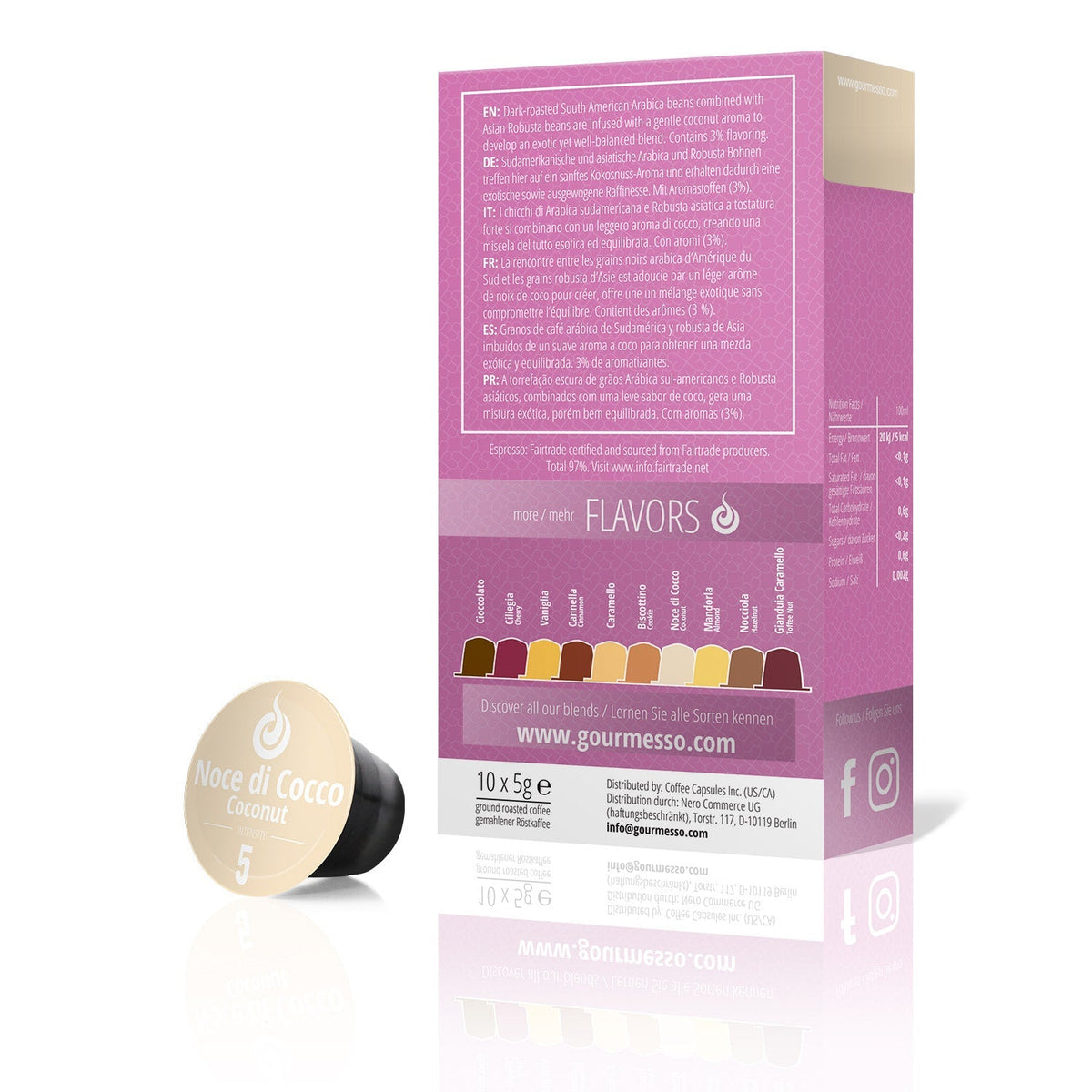 Gourmesso Coconut - Fairtrade - 10 Pods-Gourmesso