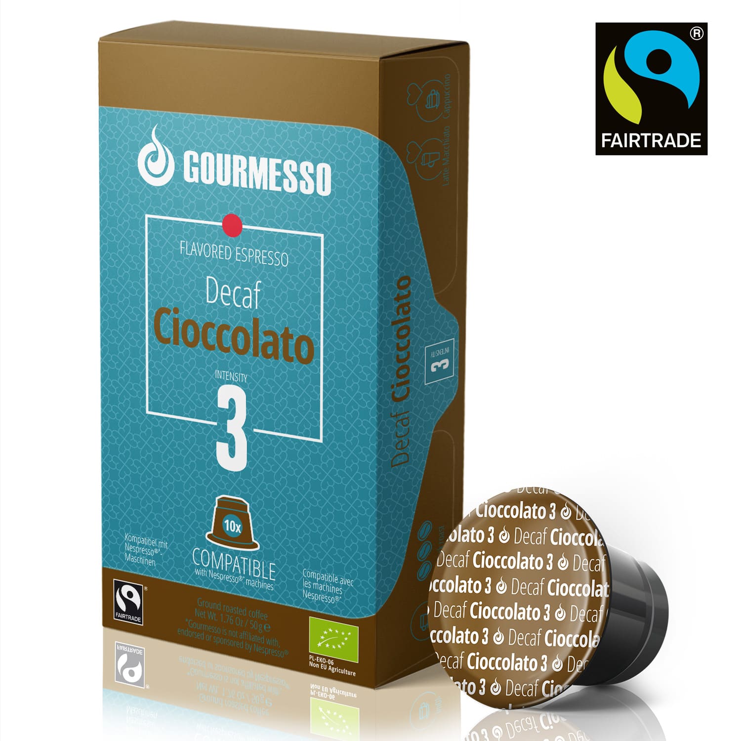 Gourmesso Decaf Cioccolato - Fairtrade - 10 Pods-Gourmesso