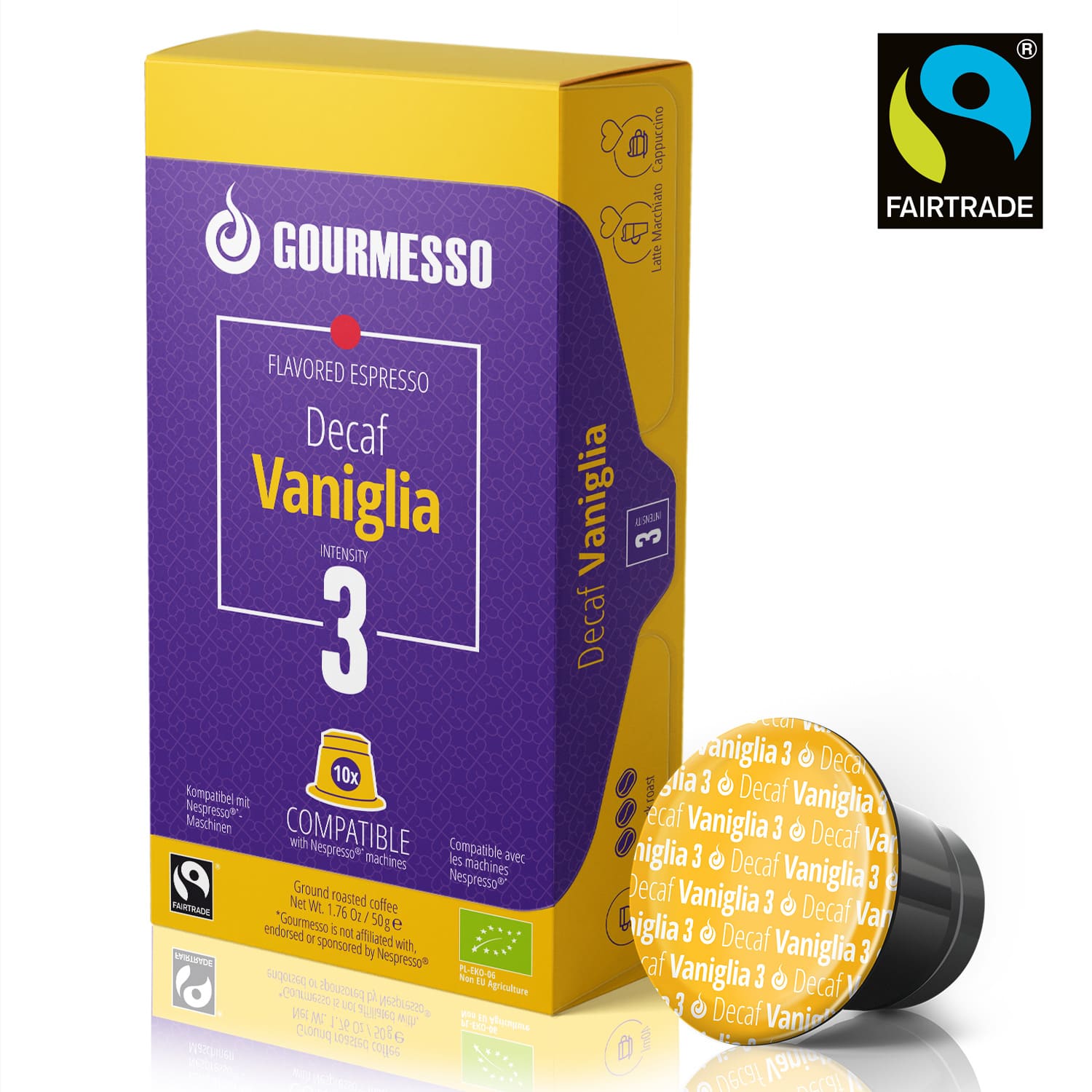 Gourmesso Decaf Vaniglia - Fairtrade - 10 Pods-Gourmesso