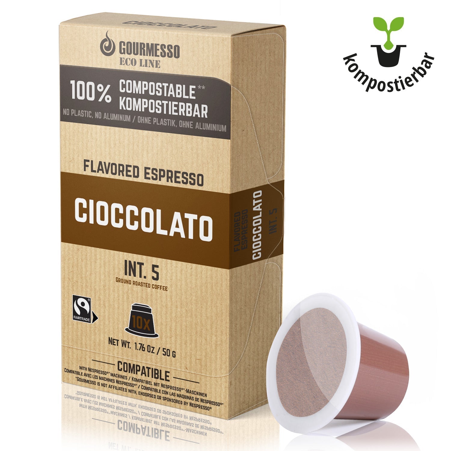 Gourmesso - Eco Line - Cioccolato - 10 Capsules-Gourmesso