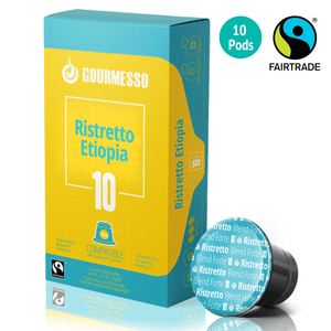 Gourmesso Ristretto Etiopia - Fairtrade - 10 Pods-Gourmesso