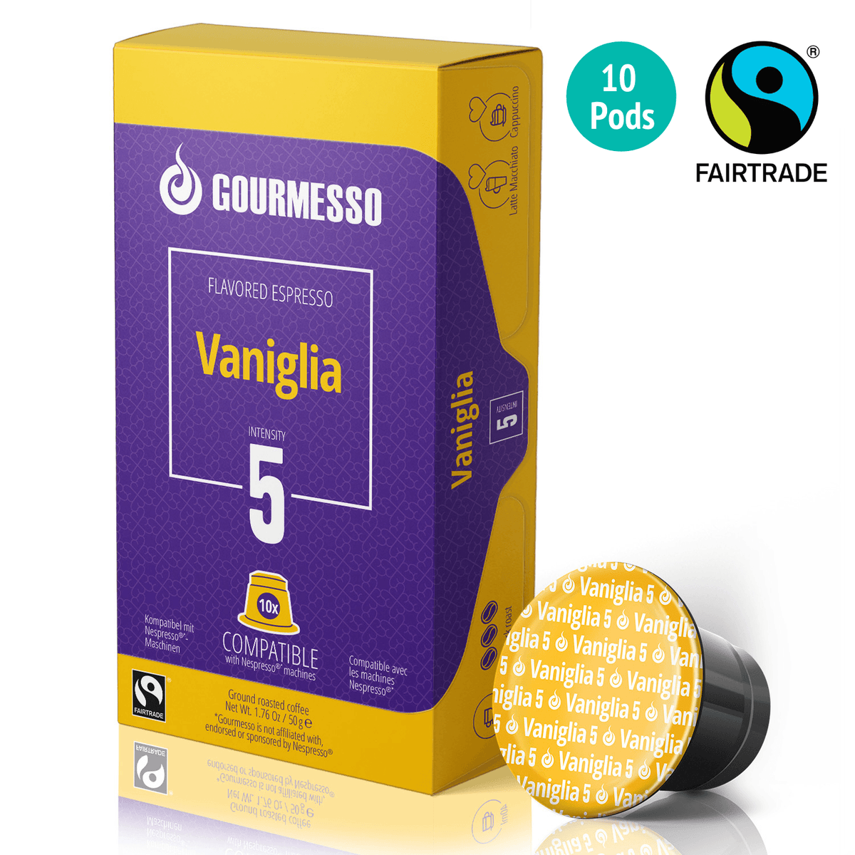 Gourmesso Vanilla - Fairtrade - 10 Pods-Gourmesso