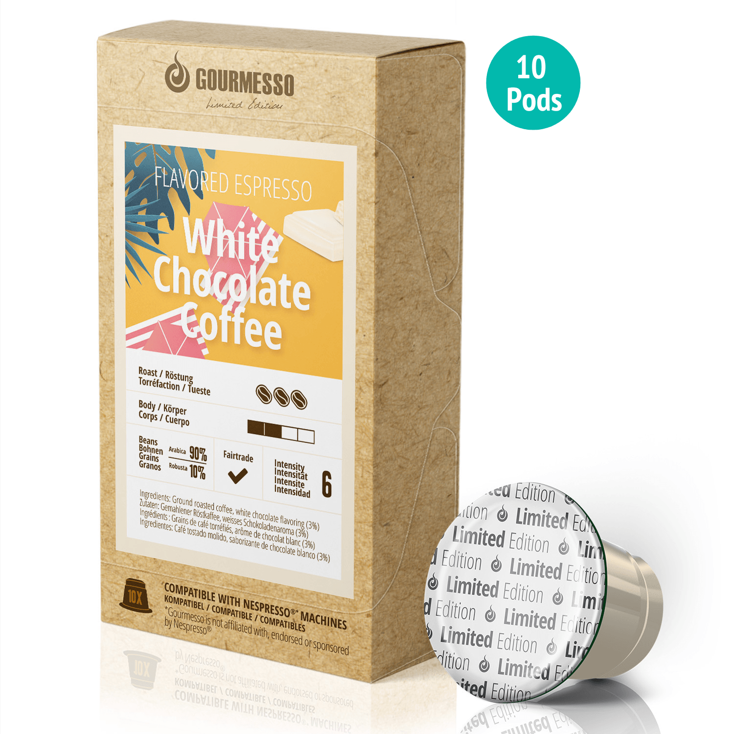 Gourmesso White Chocolate Espresso - Limited Edition - 10 Pods-Gourmesso