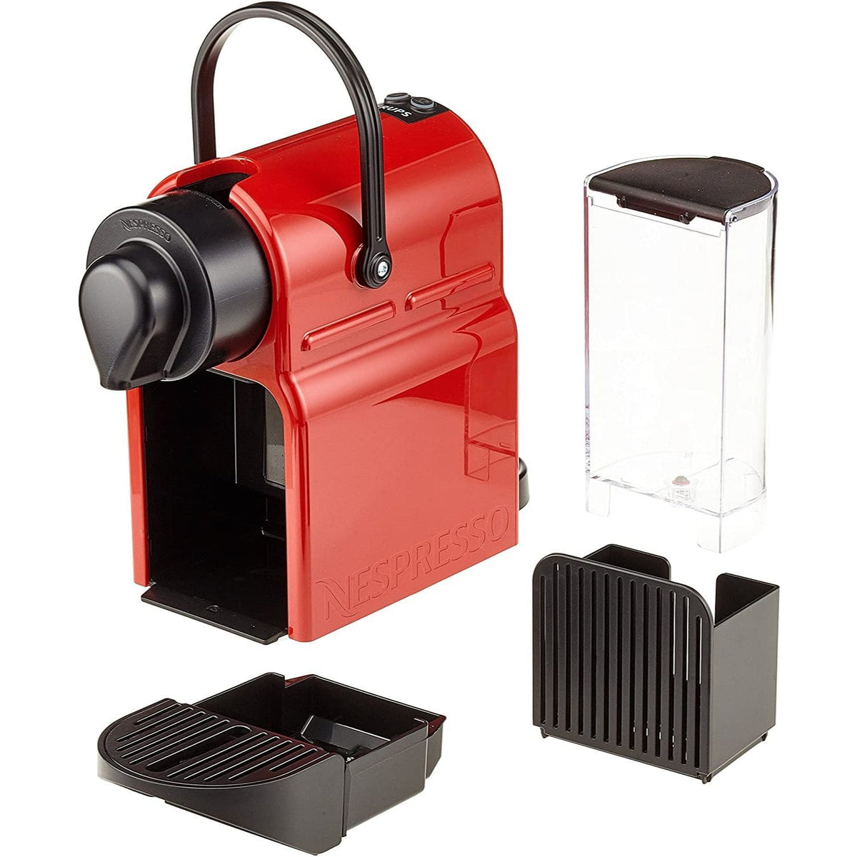 კრუპსი XN10051 ნესპრესო ინისია ყავის კაფსულების აპარატი (ალისფერი წითელი)