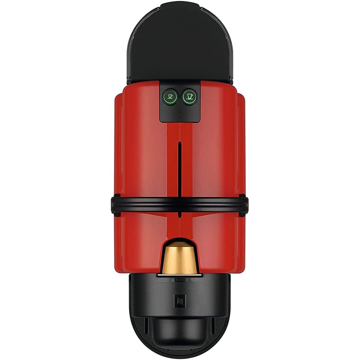 კრუპსი XN10051 ნესპრესო ინისია ყავის კაფსულების აპარატი (ალისფერი წითელი)